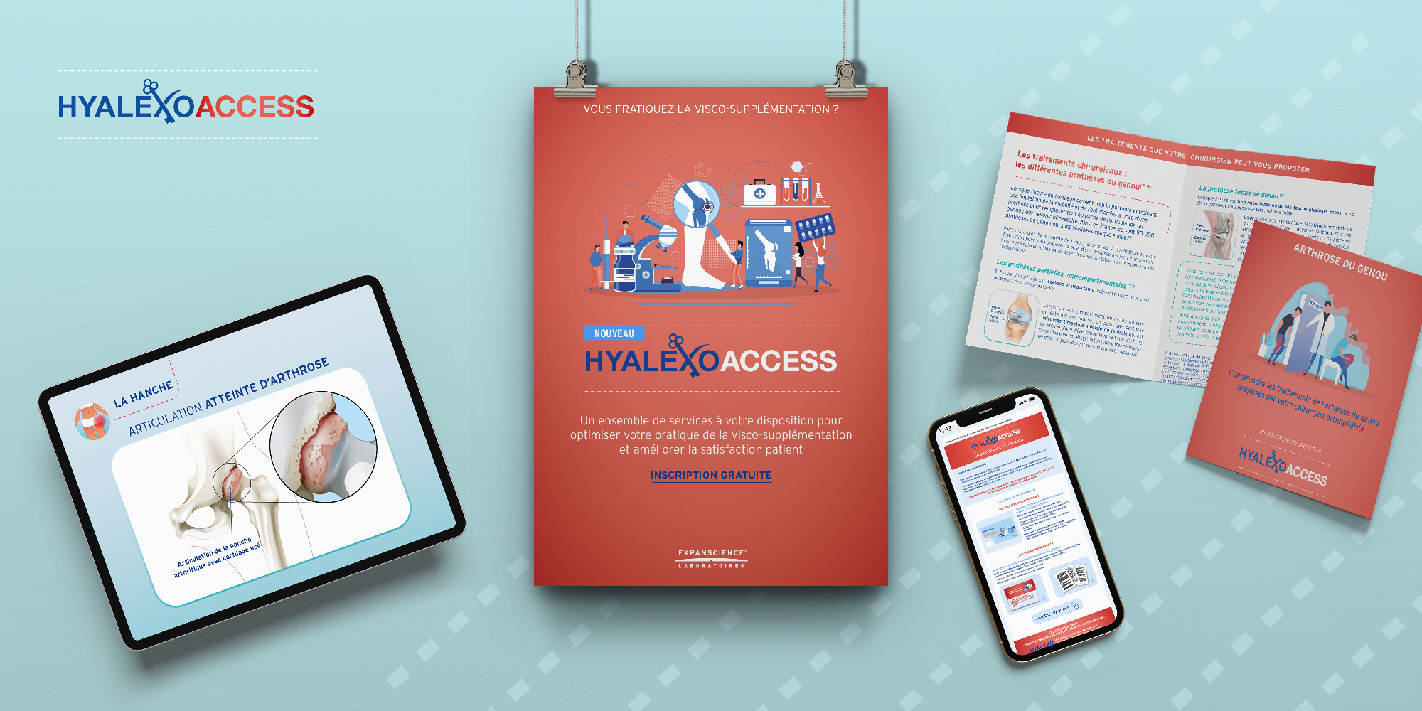 HYALEXO_BOARD_V2 Présentation des contenus digitaux et éditoriaux créés pour Hyalexo Access